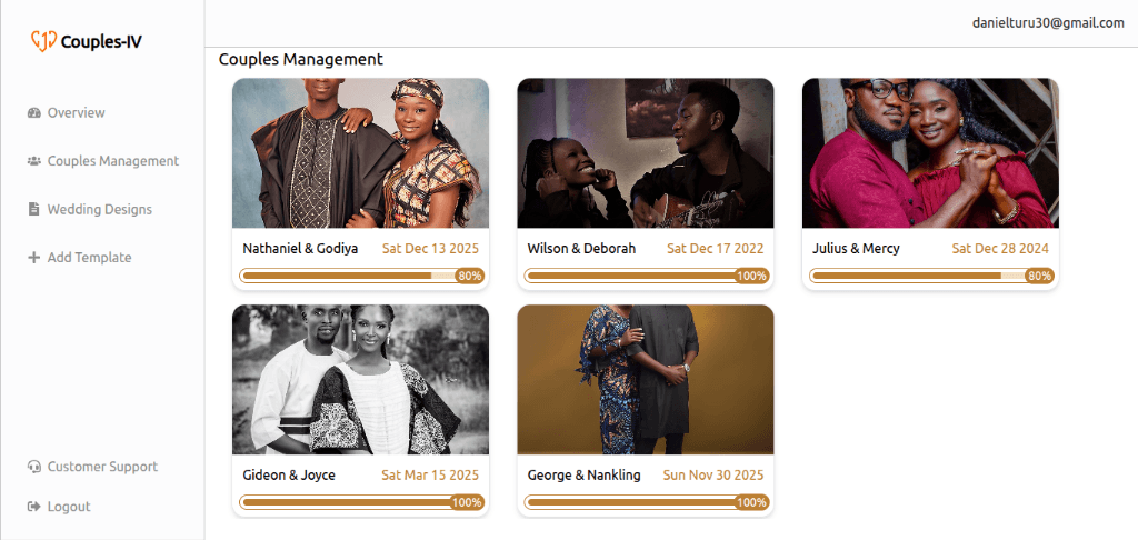 Couples Invite screenshot 2