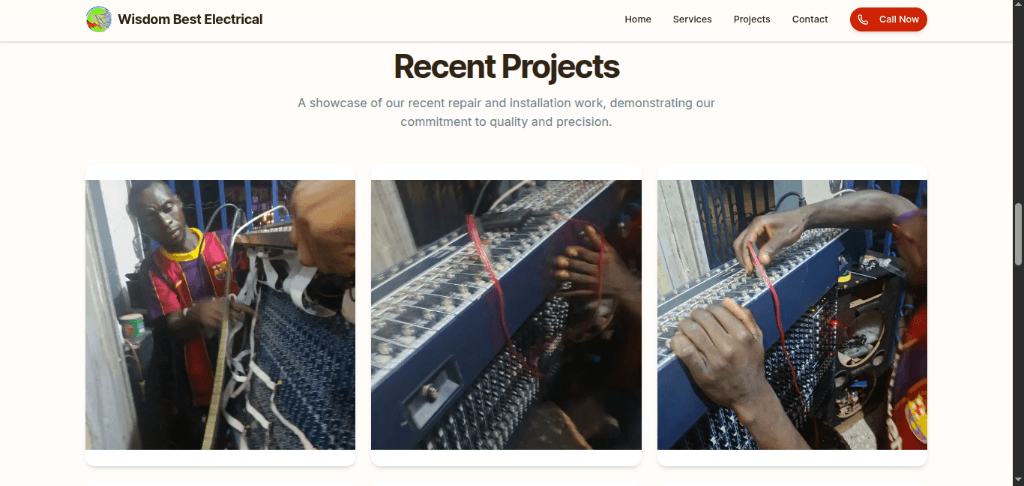 Wisdom Best Electrical screenshot 1